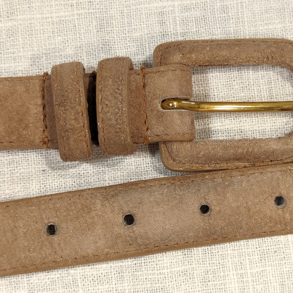 Lot of 2 Laura Gayle Suede Leather Belts Brown Tan Women's Sz XL - Picture 11 of 11